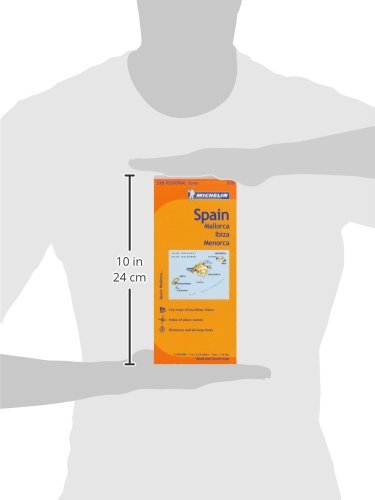 Michelin Spain: Balearic Islands Map 579: (Mallorca, Ibiza, Menorca) (Maps/Regional (Michelin)),Used