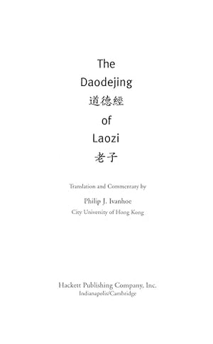 The Daodejing Of Laozi (Hackett Classics),New
