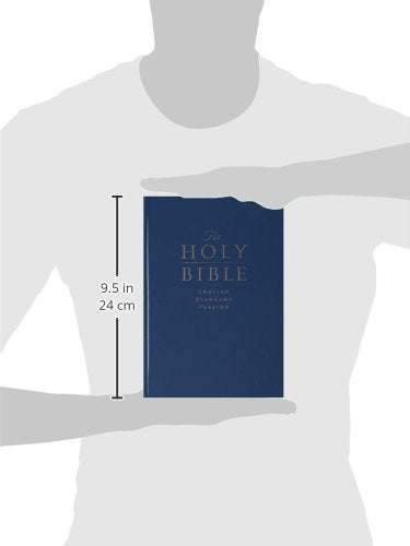 ESV Pew and Worship Bible, Large Print (Navy Blue),Used