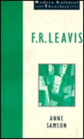 F.R. Leavis (Modern Cultural Theorists),New