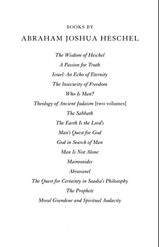 The Insecurity of Freedom: Essays on Human Existence,Used