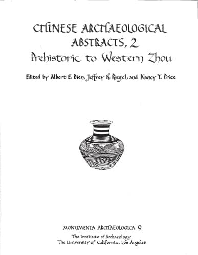 Chinese Archaeological Abstracts, 2: Prehistoric to Western Zhou (Monumenta Archaeologica) (English and Chinese Edition),Used