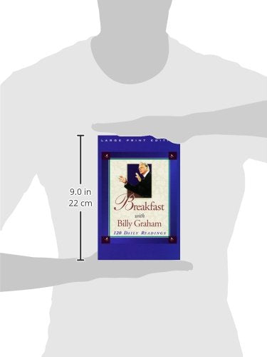 Breakfast with Billy Graham: 120 Daily Readings (Walker Large Print Books),Used