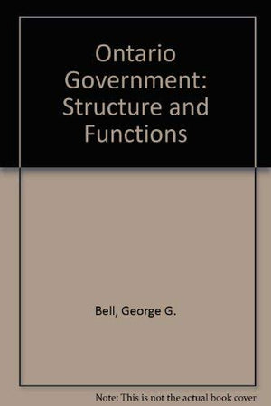 Ontario Government: Structure and Functions,Used