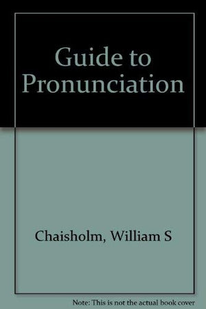 Webster's New World Guide to Pronunciation: Easy Pronunciations for over 13,000 Words,Used