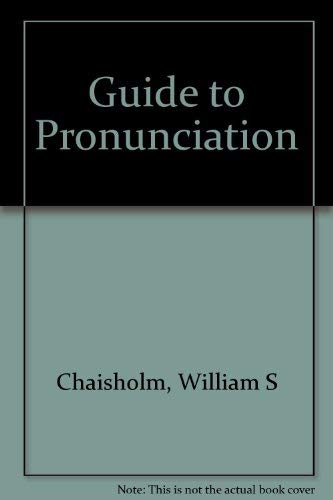 Webster's New World Guide to Pronunciation: Easy Pronunciations for over 13,000 Words,Used