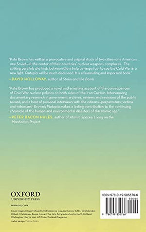 Plutopia: Nuclear Families, Atomic Cities, And The Great Soviet And American Plutonium Disasters-used