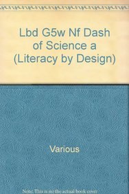 Rigby Literacy By Design: Leveled Reader Grade 5 A Dash Of Science,Used