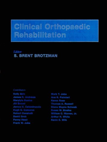 Clinical Orthopaedic Rehabilitation,Used
