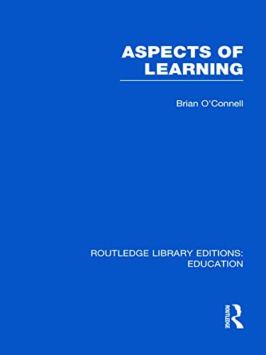 Aspects of Learning (RLE Edu O),New