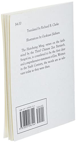 Hsinhsin Ming: Verses On The Faithmind,New