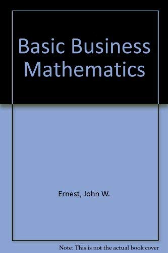 Basic Business Mathematics,Used