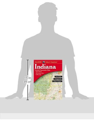 Indiana Atlas & Gazetteer (Delorme Atlas & Gazetteer),Used