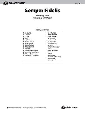 Semper Fidelis (Belwin Concert Band),Used