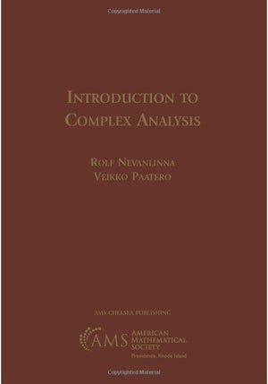 Introduction To Complex Analysis (Ams Chelsea Publishing),New