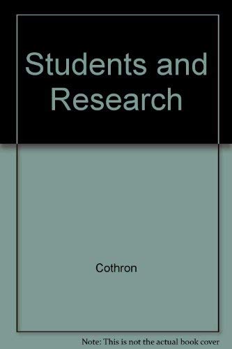 STUDENTS AND RESEARCH,Used
