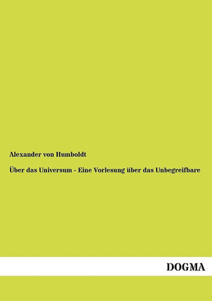 Ueber das Universum  Eine Vorlesung ueber das Unbegreifbare (German Edition),Used