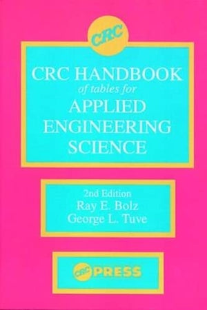 Crc Handbook Of Tables For Applied Engineering Science