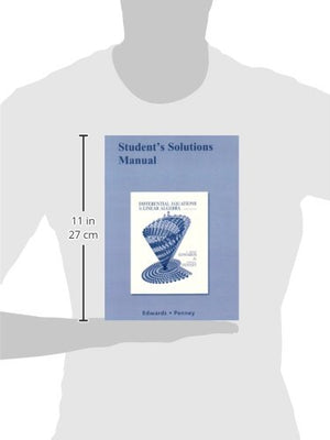 Student Solutions Manual For Differential Equations And Linear Algebra-new