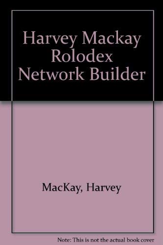Harvey Mackay Rolodex Network Builder,Used