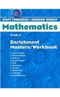 Scott Foresmanaddison Wesley Mathematics: Enrichment Masters, Grade 4