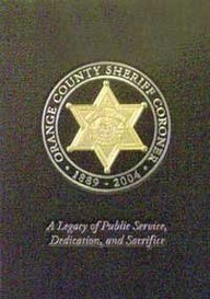 Orange County, CA SheriffCoroner Department 18892004,Used