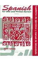 Workbook/Lab Manual for Spanish for Oral and Written Review, 5th,Used