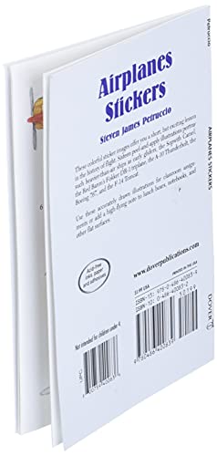 Airplanes Stickers (Dover Little Activity Books: Travel),Used