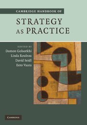 Cambridge Handbook of Strategy as Practice,Used