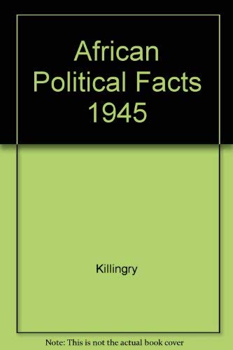 African Political Facts Since 1945,Used