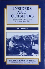 Insiders and Outsiders (Social History of Africa),Used