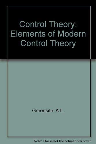 Elements of Modern Control Theory,Used