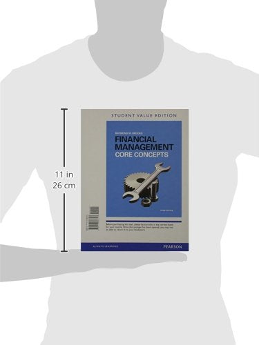 Financial Management: Core Concepts Student Value Edition (Pearson Series in Finance),Used