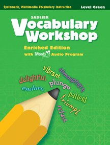Vocabulary Workshop ?011 Level Green (Grade 3) Student Edition-new