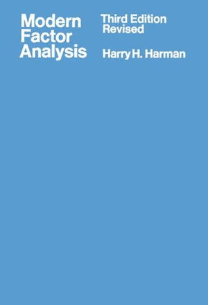 Modern Factor Analysis,Used