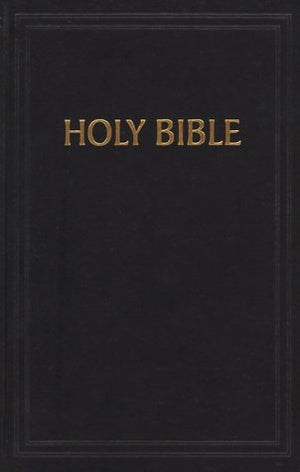 KJV Pew Bible, Black Hardcover,New