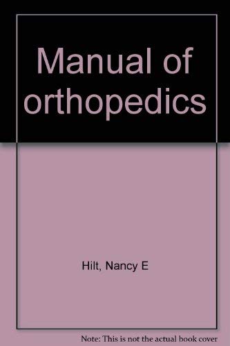 Manual of orthopedics,Used