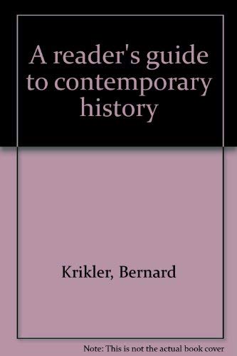 A reader's guide to contemporary history,Used