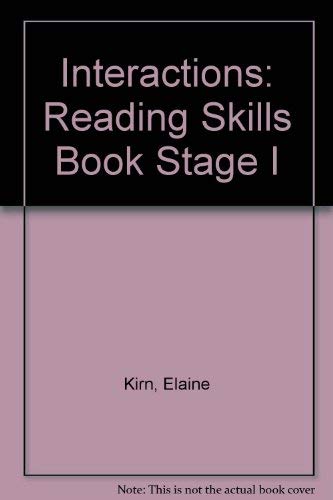 Interactions 1 A Reading Skills Book (Interactions I),Used