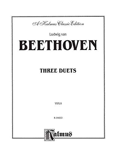 Three Duets (Kalmus Edition),Used