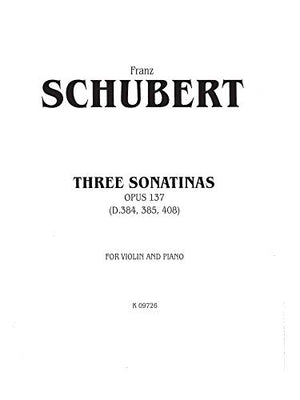 Three Sonatas, Op. 137 (Kalmus Edition),Used