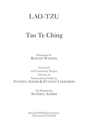 Tao Te Ching (Hackett Classics),New