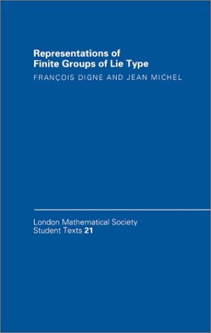 Representations of Finite Groups of Lie Type (London Mathematical Society Student Texts, Series Number 21),Used