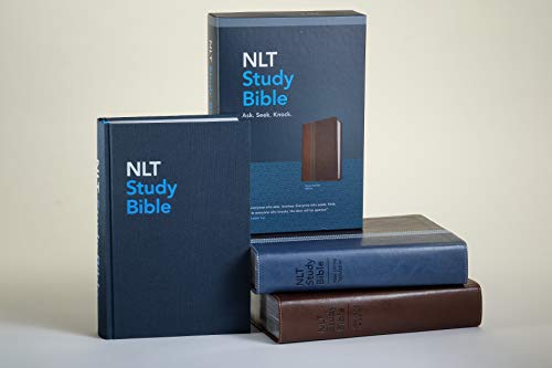 NLT Study Bible (Hardcover Cloth, Blue, Red Letter),New