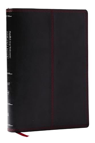 NkjvNet Parallel New Testament With Net Translators Notes, Black Leathersoft, Red Letter, Comfort Print: Unparalleled Insight