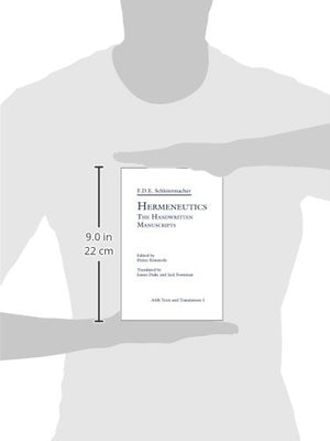 Hermeneutics: The Handwritten Manuscripts (AAR Religions in Translation),Used