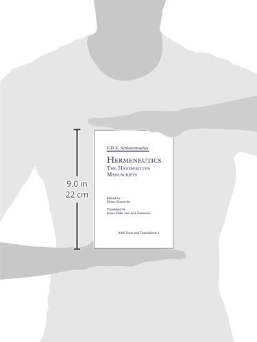 Hermeneutics: The Handwritten Manuscripts (AAR Religions in Translation),Used