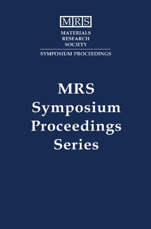 Electronic Packaging Materials Science VIII: Volume 390 (MRS Proceedings),Used