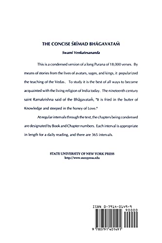 The Concise Srimad Bhagavatam,Used