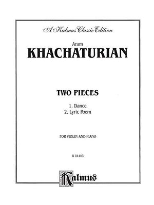 Two Pieces (Kalmus Edition),Used